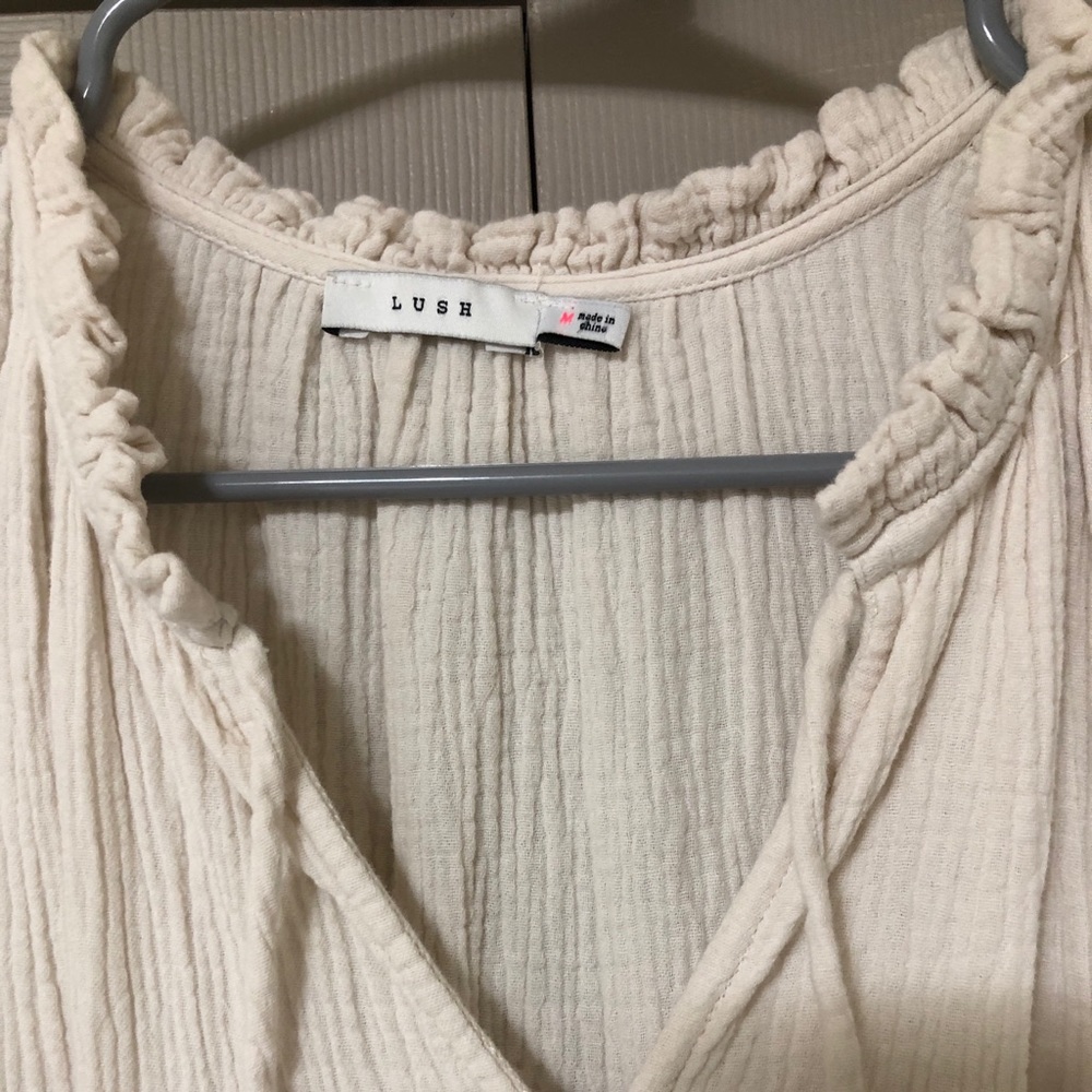 VICI White Cotton Dress Size M